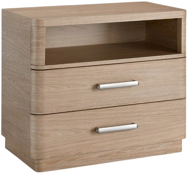Universal Explore Home™ Modern Nomad White Oak Nightstand-0