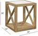 Bassett Mirror Holden Tan Square End Table-4