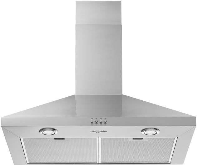 Whirlpool® 30" Stainless Steel Wall Mounted Range Hood with Grease Filter-3