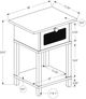Monarch Specialties Inc. Natural Accent Table -1