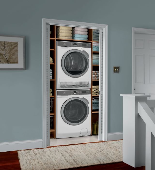Electrolux 4.0 Cu. Ft. White Front Load Ventless Compact Stackable Electric Dryer-9
