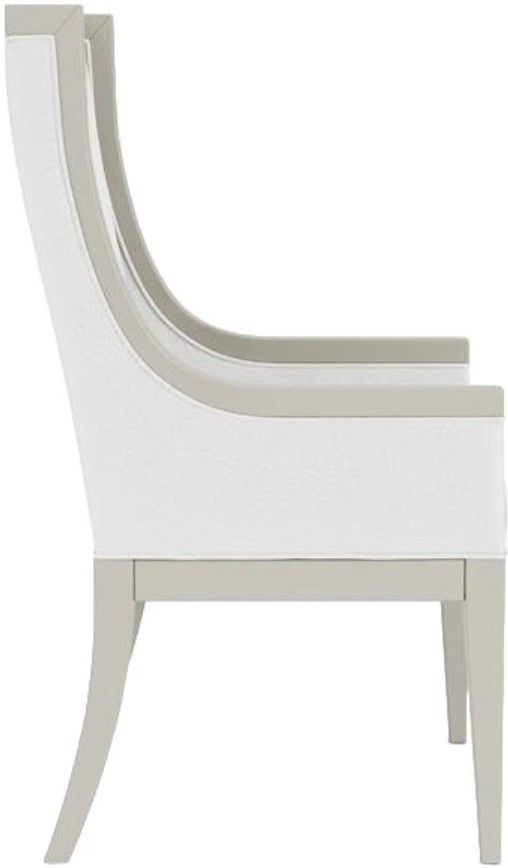 Riverside Furniture Hepburn 2-Piece Platinum Drift Upholstered Dining Arm Chair Set-2