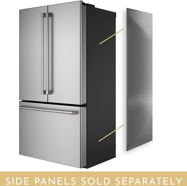 Monogram® Stainless Steel Side Panels for French Door Bottom Freezer - Right-2