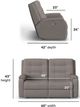 Flexsteel® Customizable Arlo Power Reclining Loveseat with Power Headrests-2