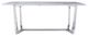 VIG Furniture Modrest Garrett Stainless Steel/White Dining Table-2