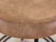 International Furniture Direct Frida Black/Orange Counter Stool-2