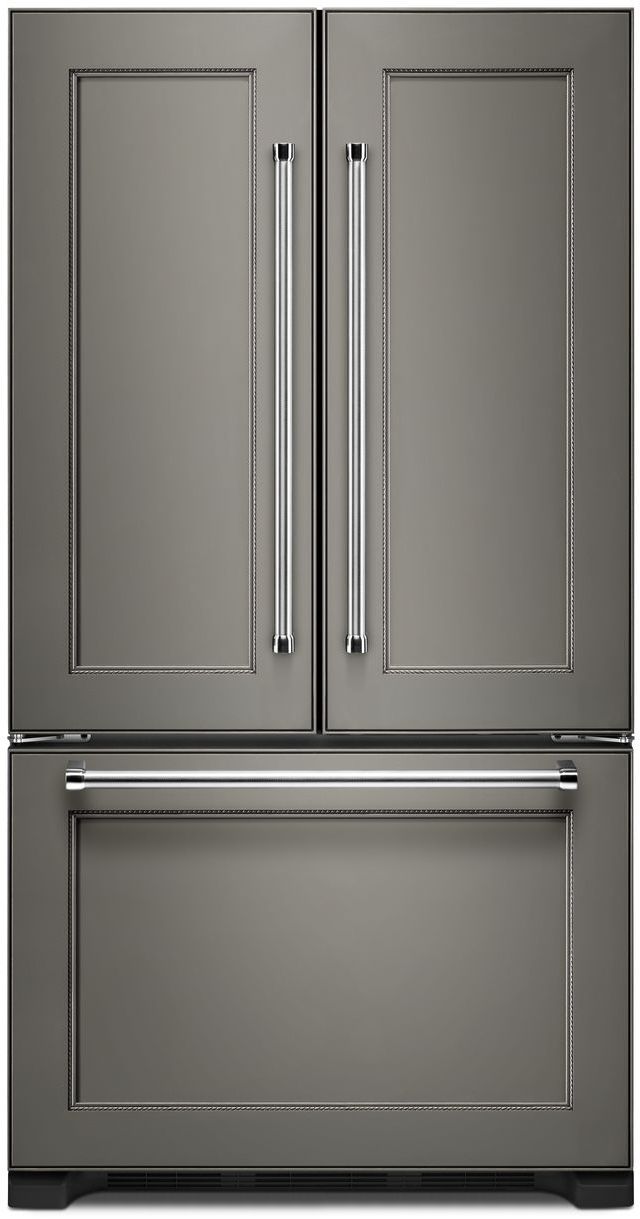 KitchenAid® 36 in. 21.9 Cu. Ft. Panel Ready Counter Depth French Door Refrigerator-0