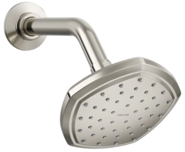 KOHLER® Occasion® Vibrant Polished Nickel 2.5 GPM Single-Function Showerhead-0