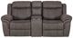 Powell® Galloway Stone Gray Manual Reclining Loveseat -3
