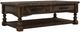 International Furniture Direct Dutton Brown 4-Drawer Cocktail Table-0