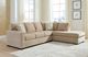 Signature Design by Ashley® MaKaylen 2-Piece Almond Left-Arm Facing Sectional with Chaise-1