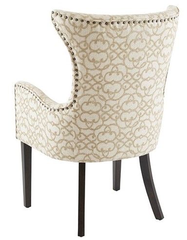 Olliix by Madison Park Angelica 2 Tan Arm Dining Chair Set-2