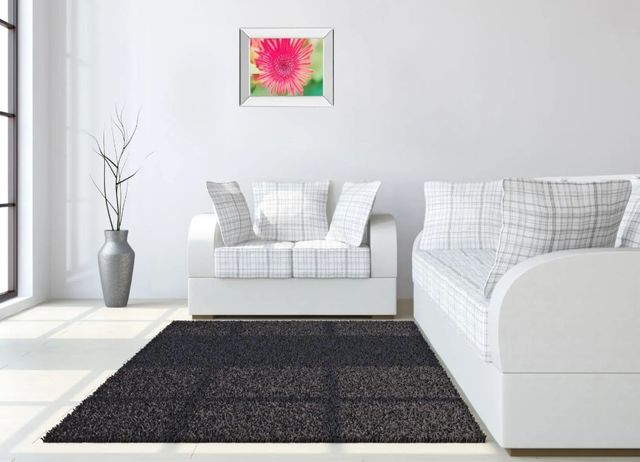 Classy Art Pink Gerbera by Susan Bryant Mirror Framed Wall Art-2