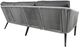 CabanaCoast® Customizable Gambrel Synthetic Fiber Outdoor Sofa-2