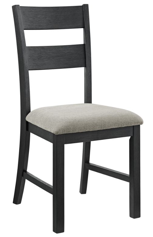 Elements International Garcia Black 5-Piece Dining Set-4