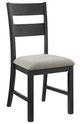 Elements International Garcia Black 5-Piece Dining Set-4