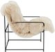 TOV Furniture Kimi Natural Genuine Sheepskin Accent Chair-4