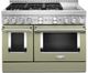 KitchenAid® 48" Avocado Cream Smart Pro Style Gas Range with Griddle-0