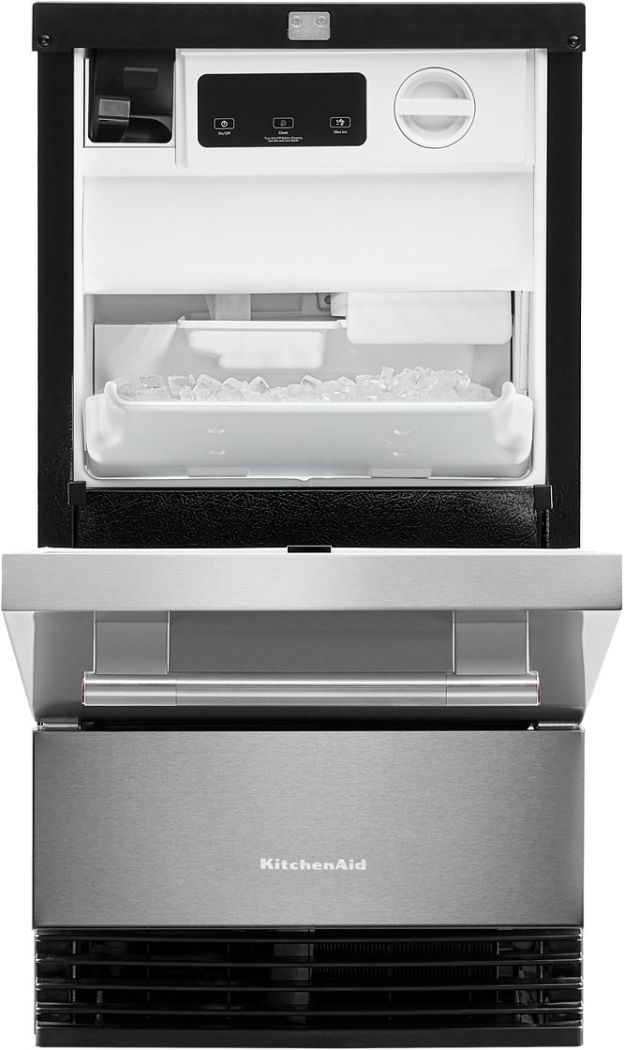 KitchenAid® 18” PrintShield™ Stainless Steel Ice Maker-4