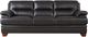 Hydeline® Luxor Gunmetal Black Sofa-0