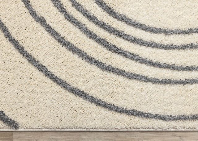 Kalora Interiors Sully Cream/Grey 5'x8' Area Rug-1