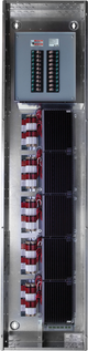Crestron® 5 Modules High x 1 Module Wide Automation Enclosure-3 Phase-2