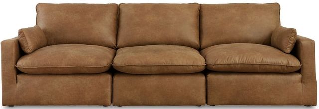 Benchcraft® Marlaina 3-Piece Caramel Sectional Sofa-0