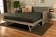 Kodiak Furniture Marisa Linen Charcoal/Weathered Gray Twin Daybed with Mattress and Pop Up -4