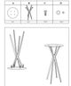 VIG Furniture Modrest Kaitlyn Black/Clear Bar Table-3