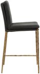 Uttermost® Ascend Aged Gold/Charcoal Gray Counter Stool-4