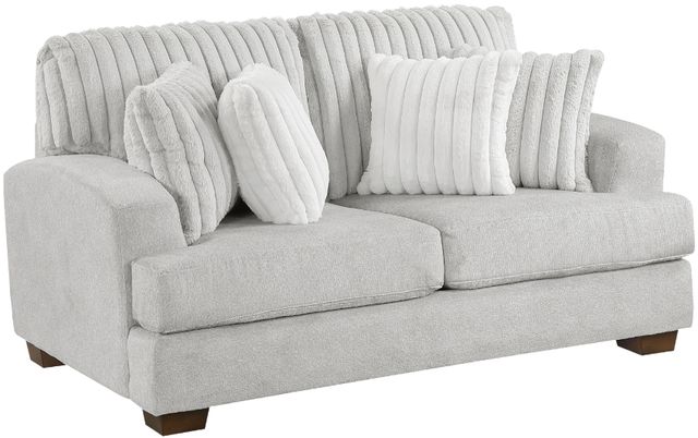 Homelegance® Santiago Light Gray Loveseat-0