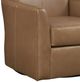 Braxton Culler Customizable Buckley Leather Swivel Chair-1