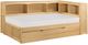 Homelegance® Bartly Natural Pine Youth Twin Bookcase Corner Bed with Twin Trundle-0