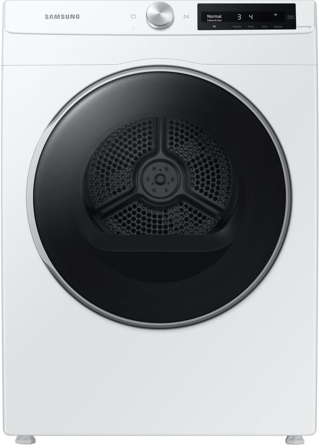 Samsung White Front Load Washer & Electric Dryer Laundry Pair-2