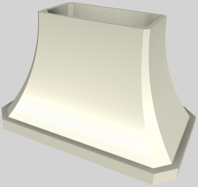 Vent-A-Hood® Designer Series 48" Biscuit Island Range Hood-3