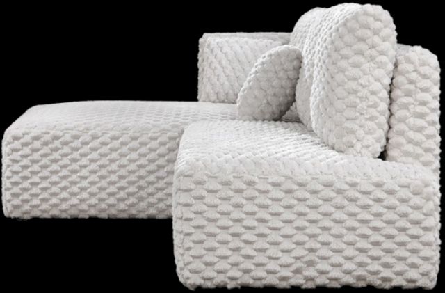 ACME Furniture Manya 2-Piece Ivory Sectional Sofa-4