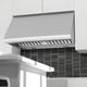 ZLINE 36" Brushed Stainless Steel Under Cabinet Range Hood-5