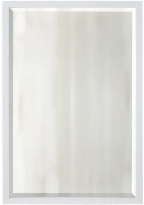 Stylecraft White Beveled Framed Wall Mirror-0