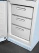 Smeg 50's Style 24'' 11.7 Cu. Ft. Pastel Blue Bottom Freezer Refrigerator-3