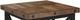 Flexsteel® Carpenter Light Brown Lamp Table with Black Metal Frame -1