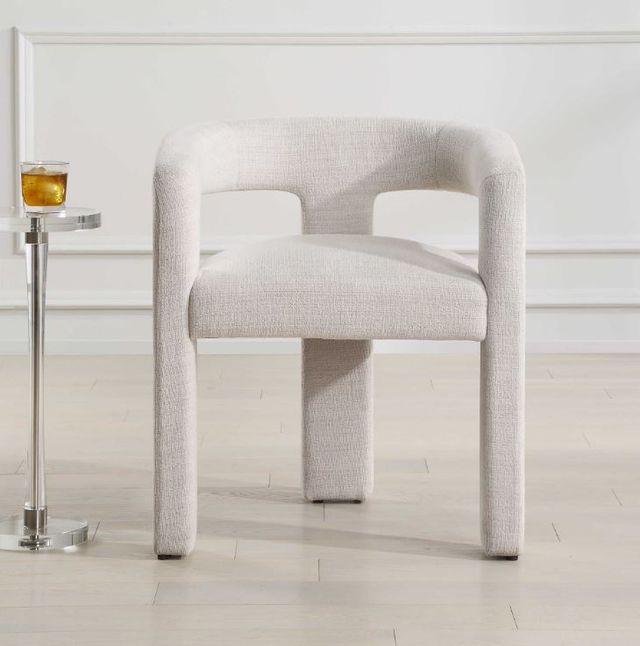 Uttermost® Perspective White Dining Chair-1