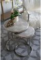 A & B Home 2-Piece Metallic Nesting Tables-4