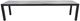 CabanaCoast® Customizable Monaco Aluminum 48" Outdoor Dining Bench-1