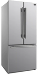 FORNO® Espresso Gallipoli 31 in. 17.5 Cu. Ft. Stainless Steel French Door Refrigerator-1
