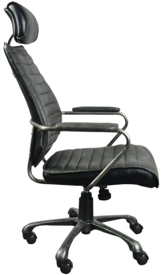 Moe's Home Collection Executive Black Swivel Office Chair-2