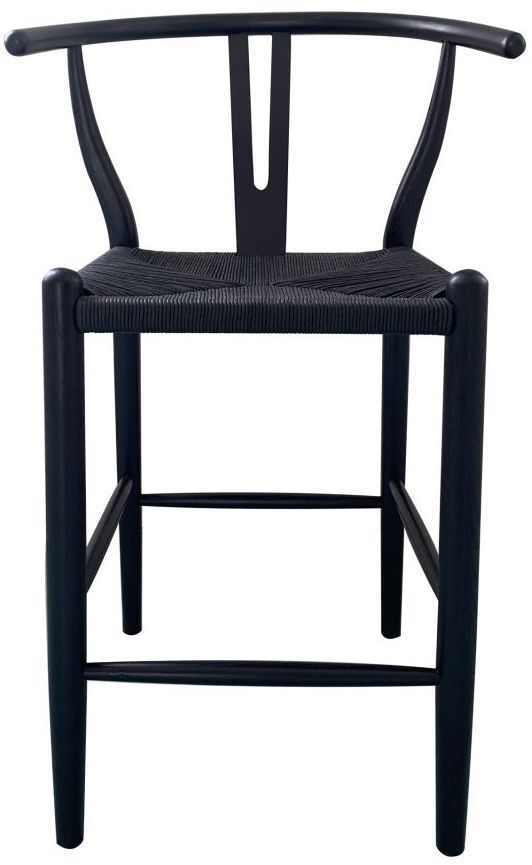Moe's Home Collection Ventana Black Counter Stool-0