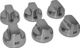 KItchenAid Stainless Steel Knob Kit - 4 Burner/Grill/Griddle-0