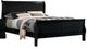 Furniture of America® Louis Philippe Black Full Sleigh Bed-0