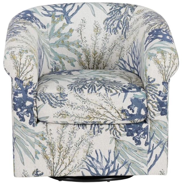 Powell® Adella Blue Ocean Swivel Chair-2