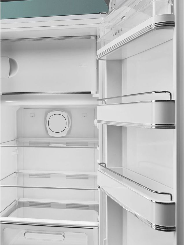 Smeg 24" 9.5 Cu. Ft. Matte Emerald Green Compact Refrigerator-1